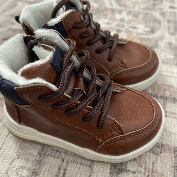 H&M Warm Lined Faux-Leather Boots - Picture 1 of 5